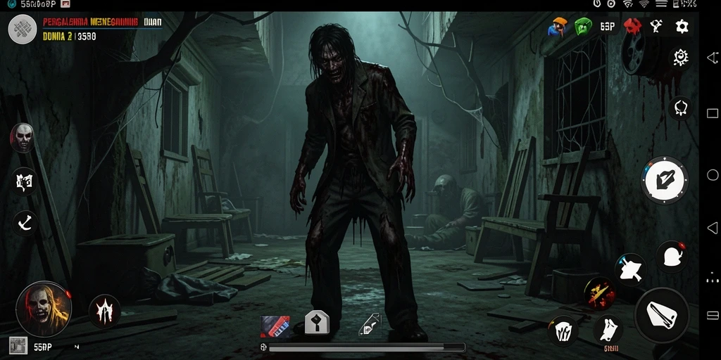 Tangkapan layar menampilkan momen menegangkan dalam gameplay 55RP.