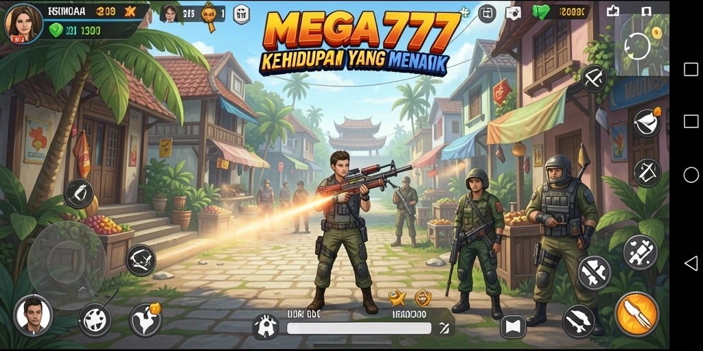 Gameplay menarik dari MEGA777 dengan simulasi kehidupan yang detail.