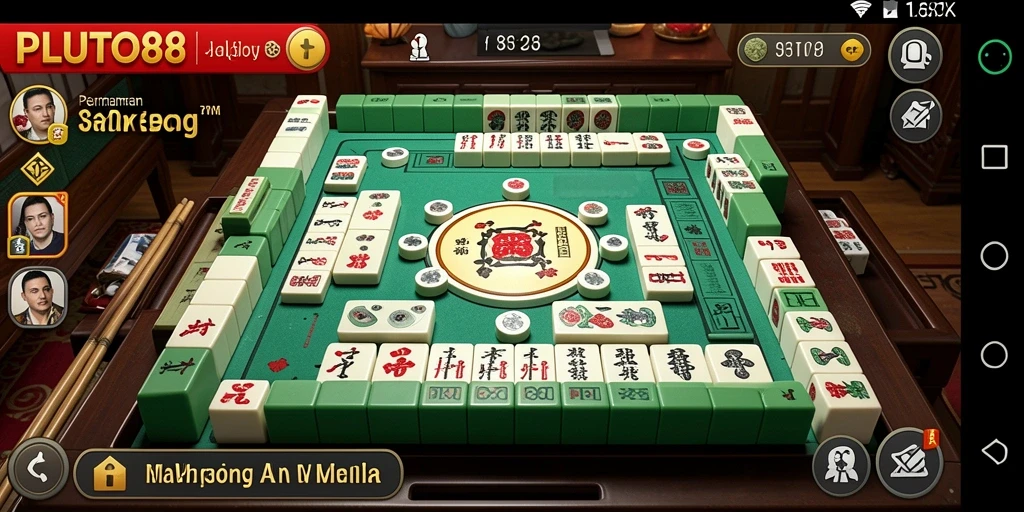 Gameplay PLUTO88 yang menarik dengan berbagai level Mahjong.