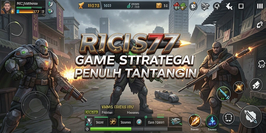 Tampilan gameplay yang seru dalam RICIS77 dengan pertempuran strategis.