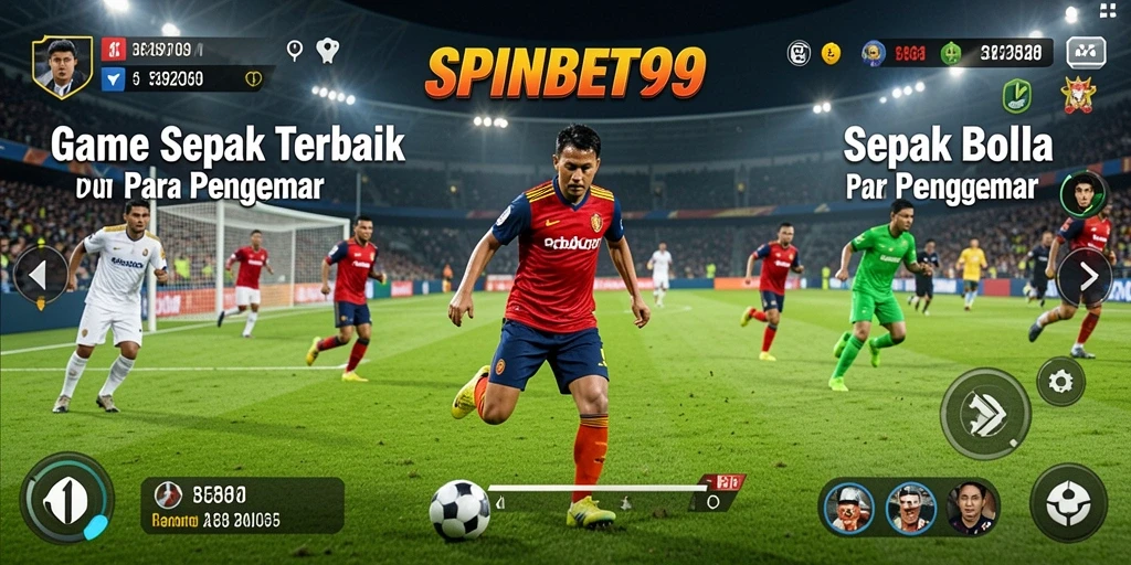 Tampilan gameplay SPINBET99 yang menegangkan dan menarik dalam taruhan sepak bola.