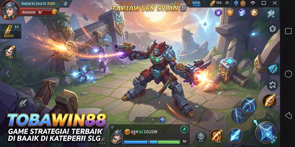 Tangkapan layar TOBAWIN88 menunjukkan aksi strategis yang seru dalam gameplay SLG.